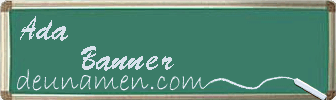 Ada Banner Visitenkarte
